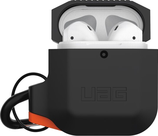 UAG Apple AirPods silikondeksel sort/oransje 283264