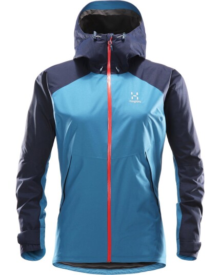 Haglöfs Esker Jacket W Blue Fox/Tarn Blue (Storlek L)