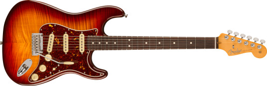 Fender 70-årsjubileum American Professional II Stratocaster elektrisk gitar (Comet Burst )