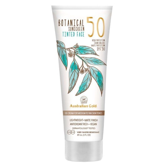 Australian Gold SPF50 Botanical Tinted Face Medium 89ml