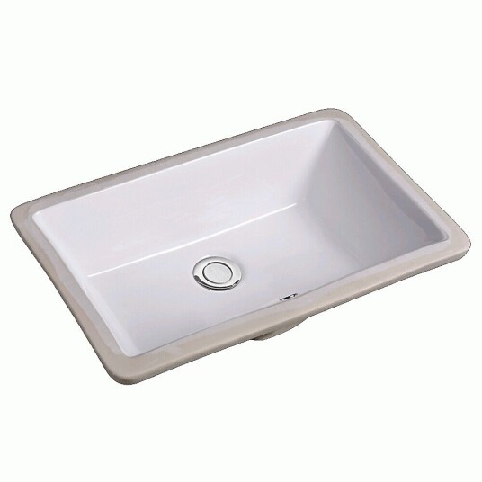 Lavabo Gino Underlimt Servant 525x345x185 mm, Hvit Matt