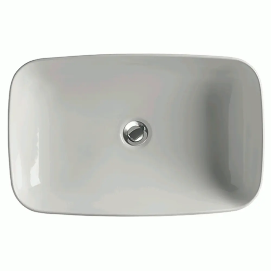 Lavabo TriBeCa Toppmont./nedfelt Servant 600x380x150 mm, Hvit