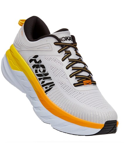 Hoka Bondi 7 Nimbus Cloud/Radiant Yellow 11 US