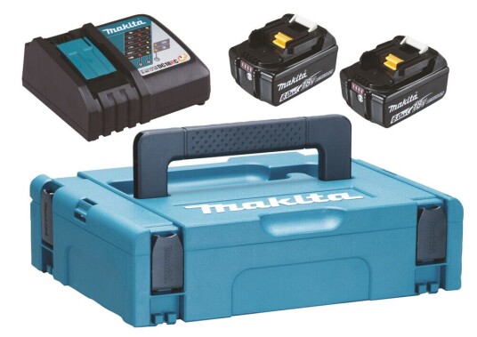 Makita Batterisett 198116-4 2X18V BL1860B OG DC18RC