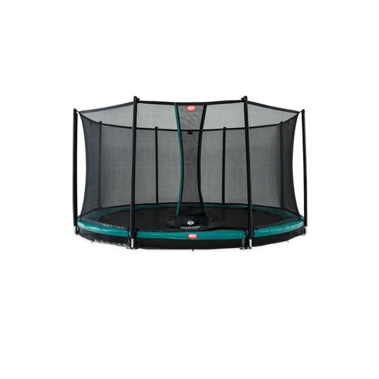 BERG Toys Berg Trampoline Favorit Inground 430 Grønn Med Sikkerhetsnett Comfort 430 cm dia Grønn