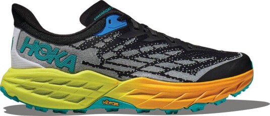 Hoka Speedgoat 5 40 2/3 Black/Evening Primrose