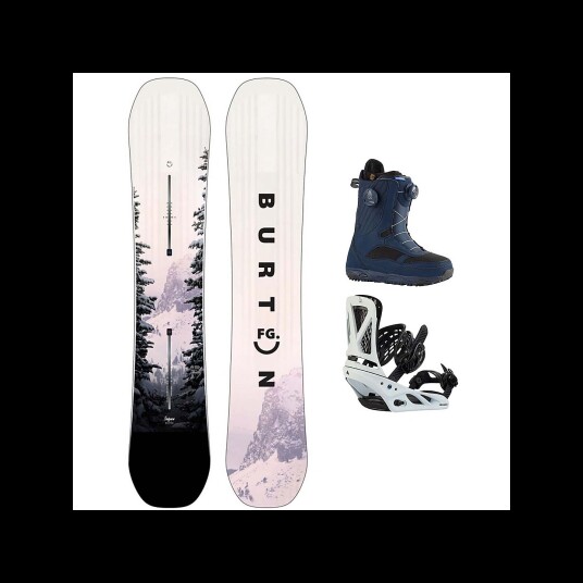 Burton Feelgood komplett snowboardpakke All Mountain/Freestyle - Dame