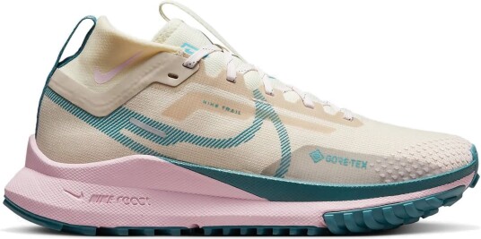 Nike React Pegasus Trail 4 Gore-Tex Dame Sand Drift/Coconut Milk/Pearl Pink/Mineral Teal 38