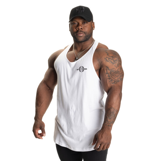 Essential T-back, White V2 Vit Large