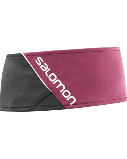 Salomon RS Headband Black/Beet Red