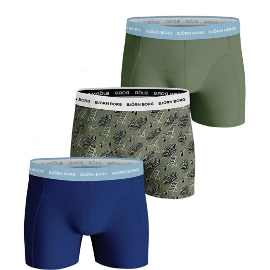 Björn Borg 3P Essential Boxer Forest Sky,  Björn Borg Boxere & Sokker