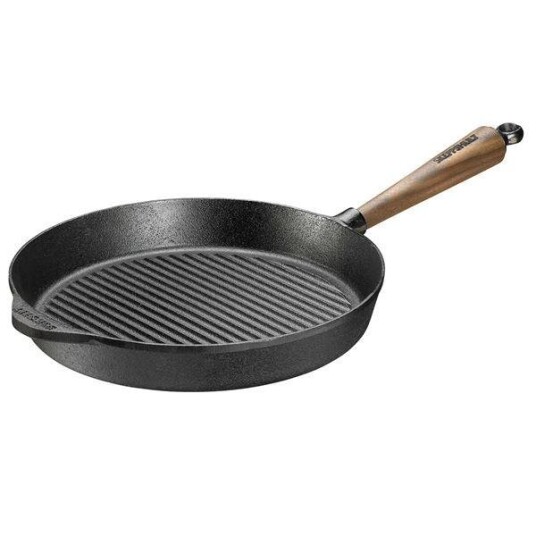 Skeppshult - Grillpanne 28 cm med valnøtt håndtak