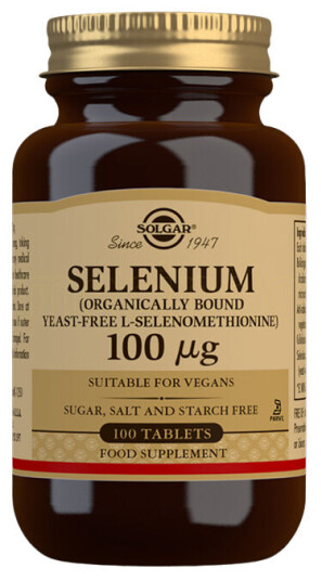 Solgar Selenium 100 mcg 100 Tabletter