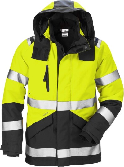 Fristads Skaljacka Gore-Tex 4988 Gxb, Klass 3 Varsel Gul/svart 3xl