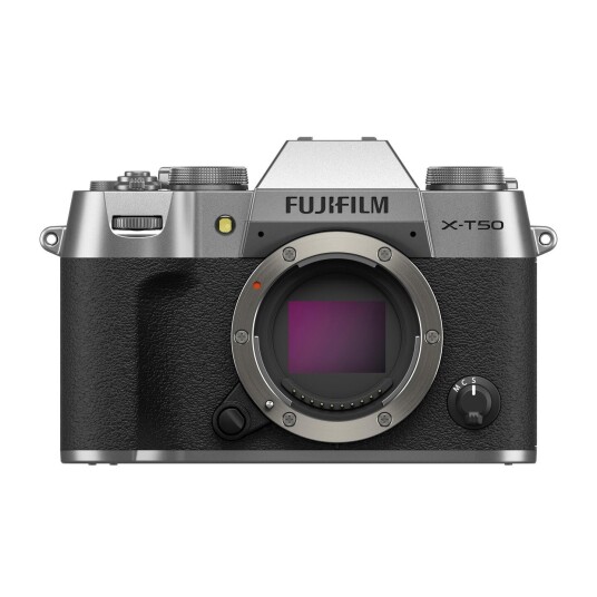 Fujifilm X-T50 Kamerahus Sølv Bakbelyst 40.2 megapixel X-Trans