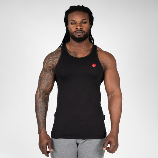 Adams Stretch Tank Top, Black Svart OS