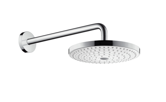 Hansgrohe Raindance Select 240 2jet Ø240 mm, Hvit/Krom