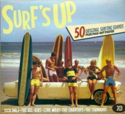 MediaTronixs Various Artists : Surf’s Up: 50 Original Surfing Sounds CD 2 discs (2014) Pre-Owned