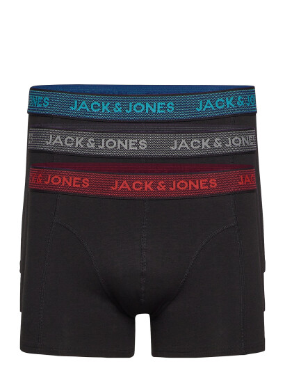 Jack & Jones Jacwaistband Trunks 3 Pack Noos Black Jack & J S ASPHALT S , M , L , XL , XXL