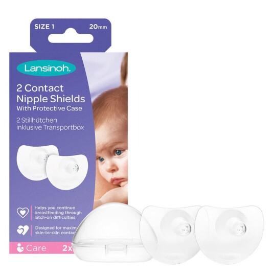 Lansinoh Contact Nipple Shields 20mm 2pcs