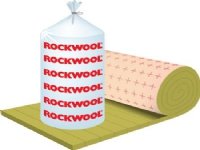 ROCKWOOL Lamelmåtte 50 mm afsluttet med armeret alufolie til varme- og kondensisolering af ventilationskanaler. Dimension 1x5 m, areal 5 m².