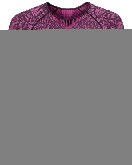 Odlo Blackcomb Evolution Warm L/S W Black/Pink Glo (Storlek M)