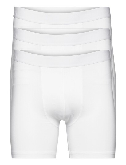 Bread & Boxers 3-Pack Boxer Brief Extra Long White Bread & Boxers WHITE S