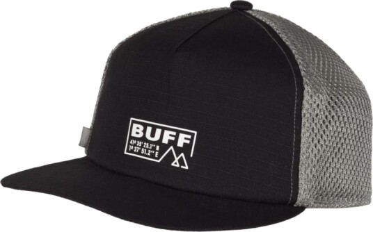 Buff Pack Trucker Cap OneSize, Solid Black