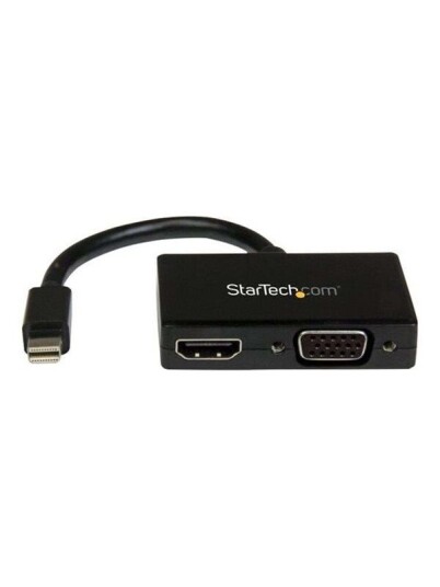 StarTech.com Travel A/V adapter: 2-in-1 Mini DisplayPort to HDMI or VGA converter video transformer