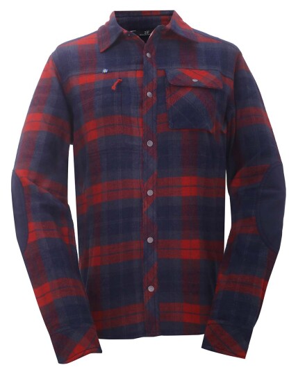 2117 of Sweden Sveg Flannel Shirt W rød (Storlek XS)