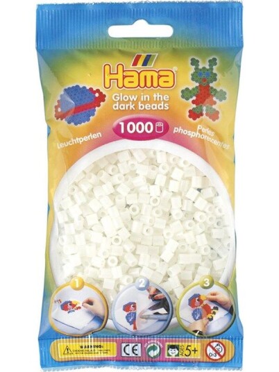 Hama Ironing beads-Glow in the Dark (055) 1000pcs