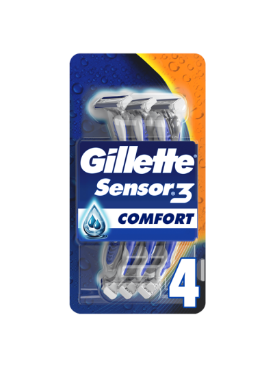 Gillette Sensor3 Engangshøvel x4