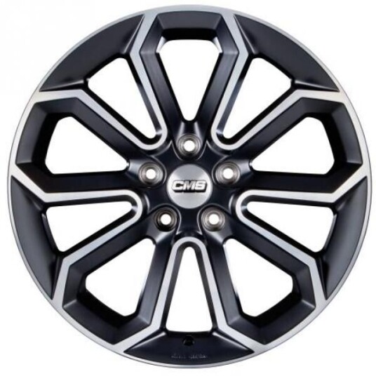 Cms C20 Matt Black Polished 8x18 5x114.3 ET35 B67.1