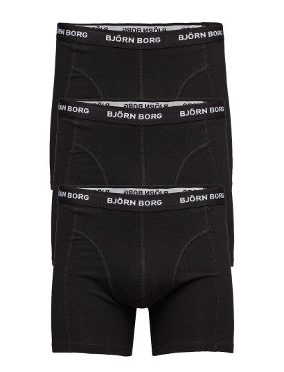 Björn Borg Cotton Stretch Boxer 3P Black Björn Borg MULTIPACK 1 S , M , L , XL , XXL