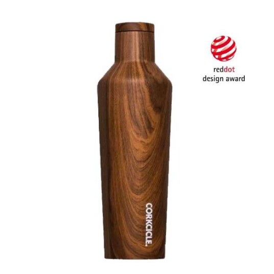 Termoflaske Walnut Wood, ca. 0,5 liter