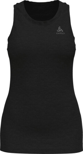 Odlo Women's BL Top Crew Neck Singlet Natural Performance S, Black