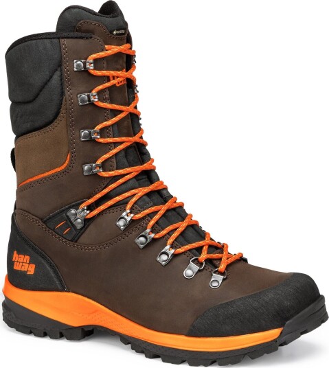 Hanwag Men's Kalixfors Sf Extra Gore-Tex Brown/Orange 44, Brown/Orange