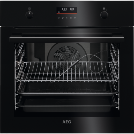 AEG 6000 SteamBake Innebygget Ovn 72 L A+ Sort B55PV2161B