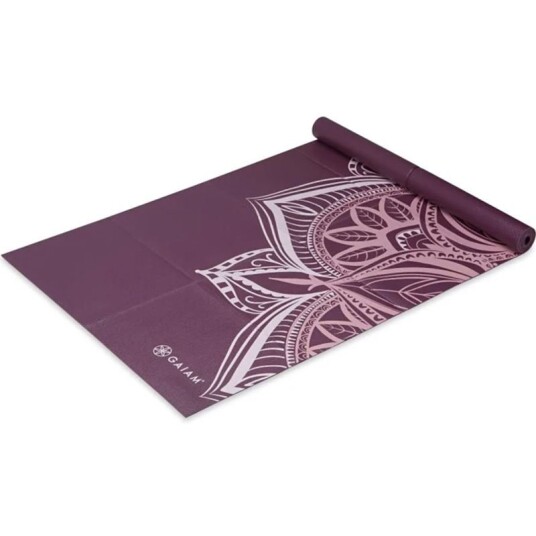 Gaiam Foldable Cranberry Point Yoga Mat (2 mm)