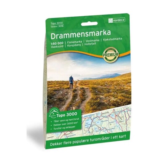 Ugland IT Nordeca Topo 3000 1:50 000 Drammensmarka