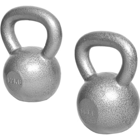 Gorilla Sports Kettlebellpaket IRON - 12kg 16kg