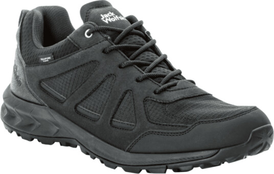 Jack Wolfskin Men's Woodland 2 Texapore Low 40, Black