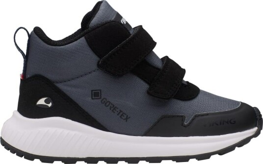 Viking Kids' Aery Track Mid F Gore-Tex 24, Charcoal/Black