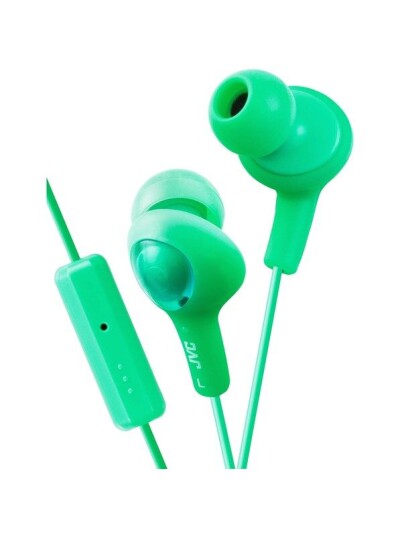 JVC Headphone FR6 Gumy Plus Mic Green