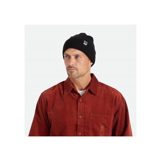 Brixton Harbor Beta Watch Cap Beanie Black - One Size