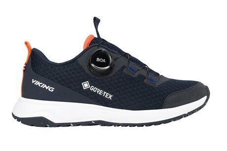 Viking Elevate Low F GTX BOA Navy/Orange (#282D39,#FF6847) Barn 30