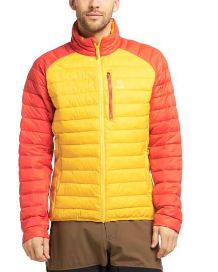 Haglöfs Spire Mimic Jacket M Pumpkin Yellow/Habanero (Storlek M)