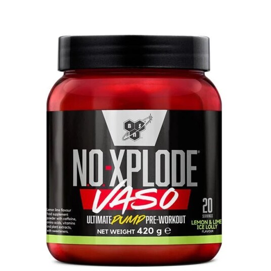 N.O.-Xplode Vaso PWO 420 g, Lemon & Lime Ice Lolly