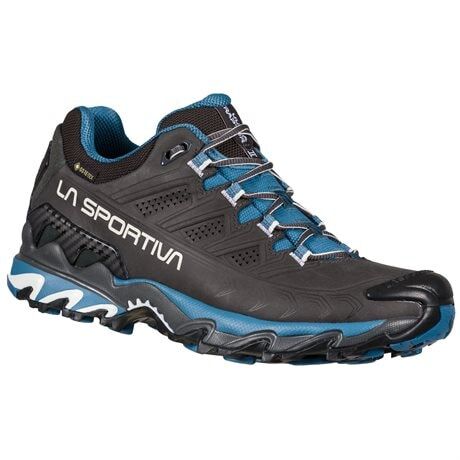 La Sportiva Ultra Raptor II Leather GTX, Dame Carbon Atlantic (#413B3B,#367492) Dame 39.5