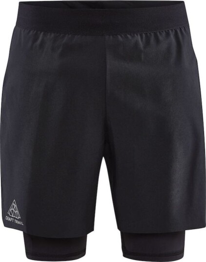 Craft Men's Pro Trail 2in1 Shorts XXL, Black